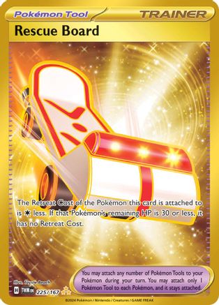 Rescue Board (Gold) (225) Holofoil - Twilight Masquerade