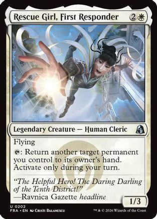 Rescue Girl, First Responder (202) Foil - Reality Fracture