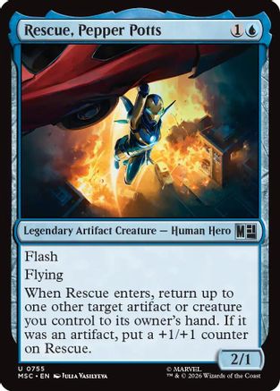 Rescue, Pepper Potts (755) - Commander: Marvel Super Heroes