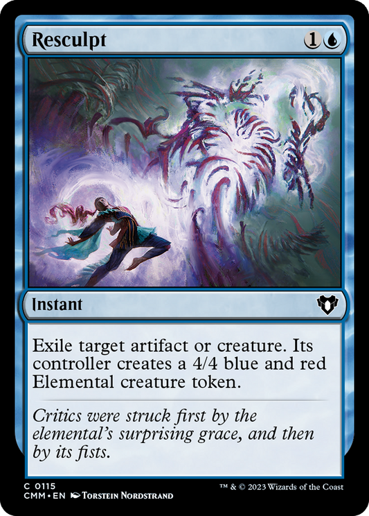 Resculpt (115) Foil - Commander Masters