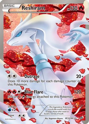 Reshiram (RC22) (Radiant Collection) Holofoil - Legendary Treasures