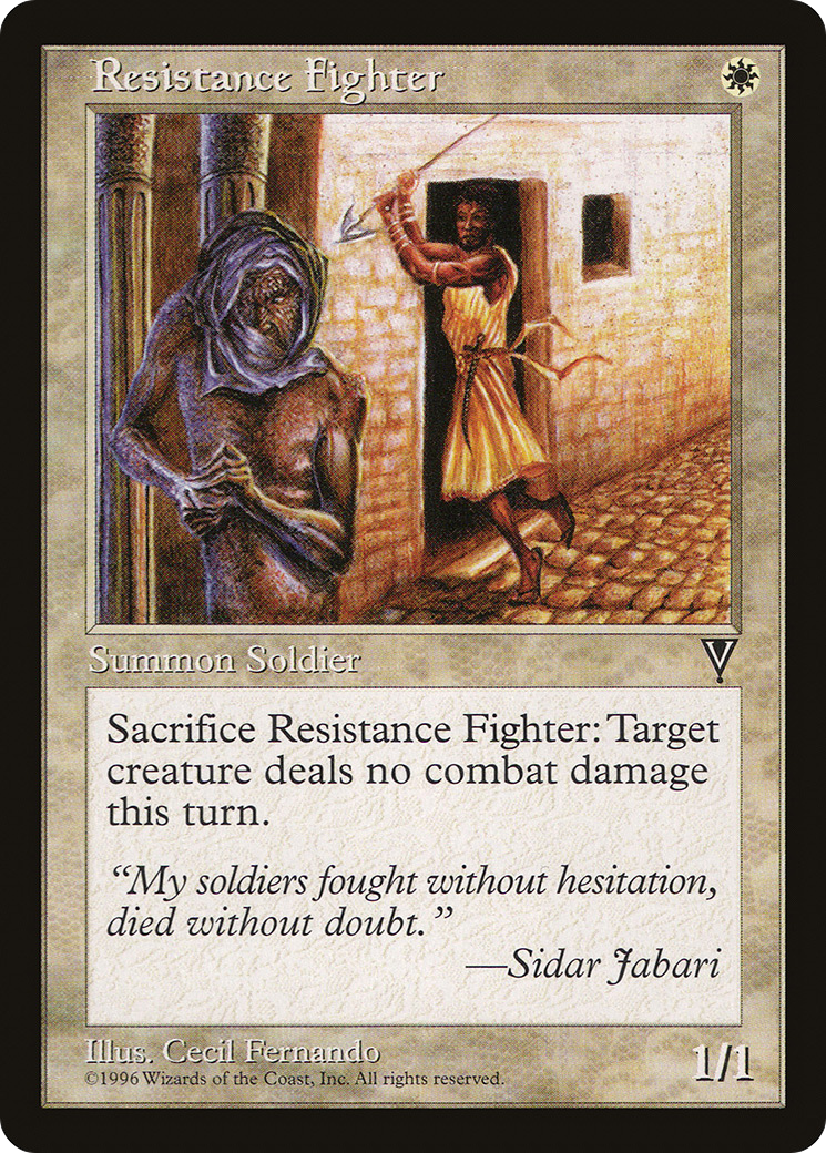 Resistance Fighter - Visions
