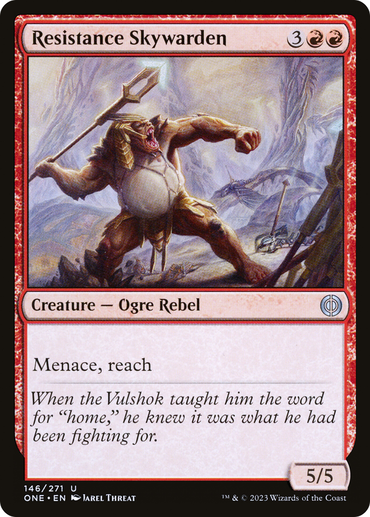 Resistance Skywarden (146) - Phyrexia: All Will Be One Foil