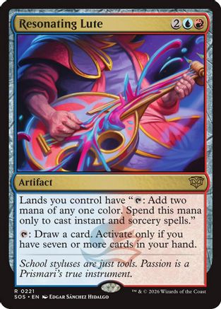 Resonating Lute (221) Foil - Secrets of Strixhaven