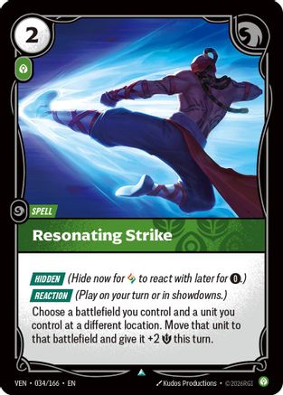 Resonating Strike (034) Foil - Vendetta