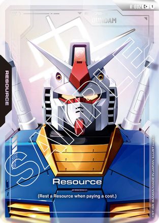 Resource (C+) (R-002) Holofoil - Newtype Rising