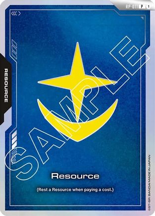 Resource (Earth Federation Force) (RP-011) Holofoil - Promotional Resource Tokens
