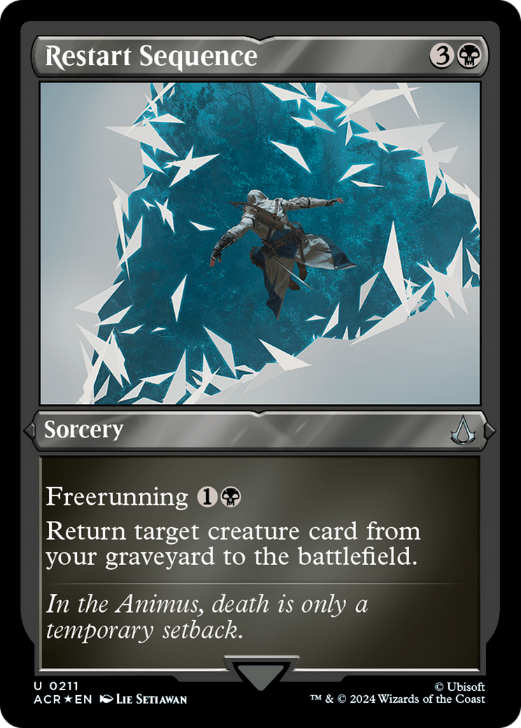 Restart Sequence (211) Etched Foil - Assassin's Creed
