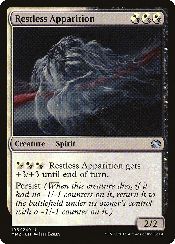Restless Apparition (196) Foil - Modern Masters 2015