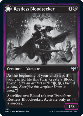 Restless Bloodseeker (395) - Innistrad: Double Feature Foil