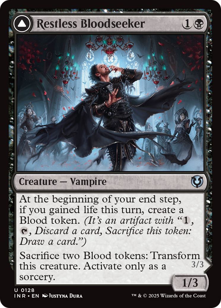 Restless Bloodseeker // Bloodsoaked Reveler (128) Foil - Innistrad Remastered