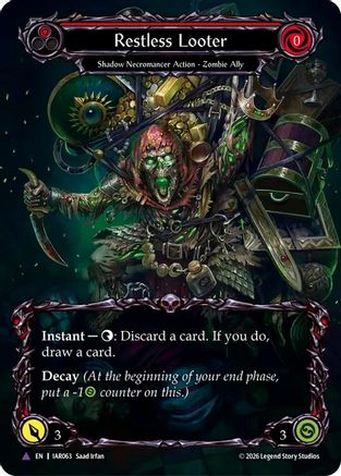 Restless Looter (Marvel) (IAR063) Cold Foil - Usurp the Shadow Throne