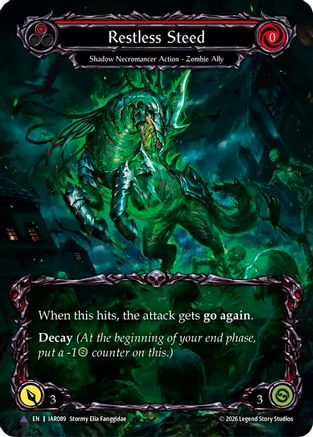 Restless Steed (Marvel) (IAR089) Cold Foil - Usurp the Shadow Throne
