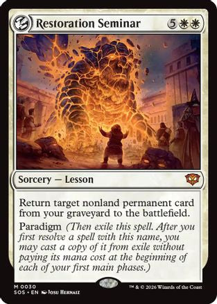 Restoration Seminar (030) Foil - Secrets of Strixhaven