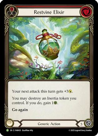 Restvine Elixir (FAB435) Cold Foil - Flesh and Blood: Promo Cards