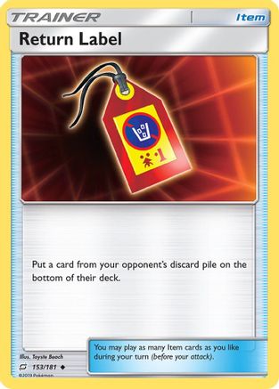 Return Label (153) - Team Up