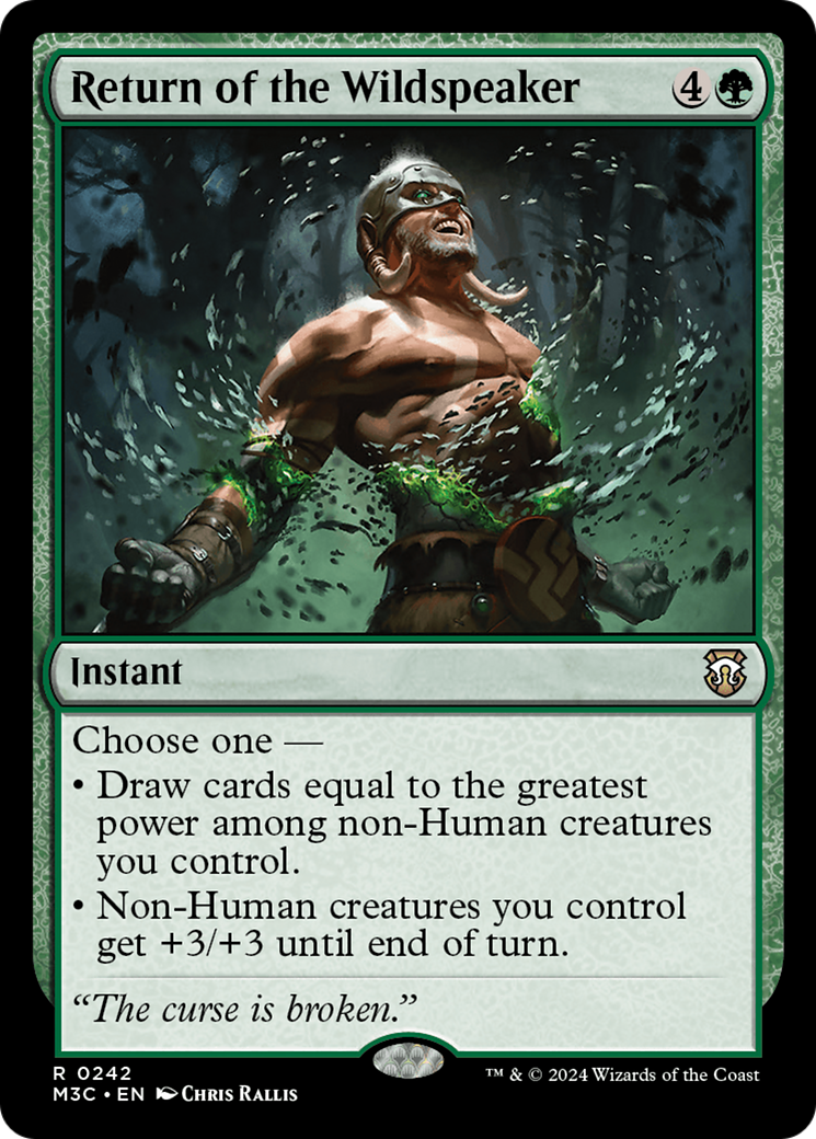 Return of the Wildspeaker (242) - Commander: Modern Horizons 3