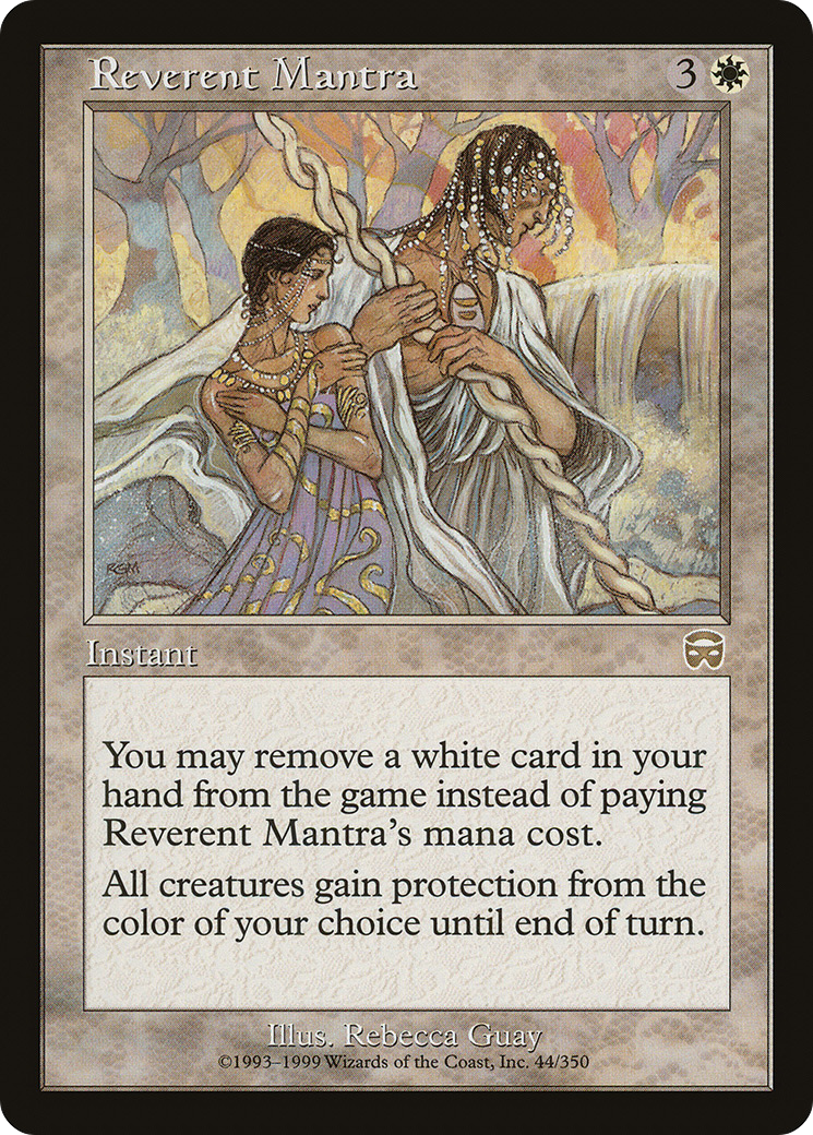 Reverent Mantra (044) - Mercadian Masques