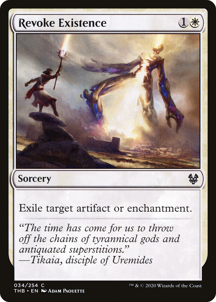 Revoke Existence (034) - Theros Beyond Death Foil