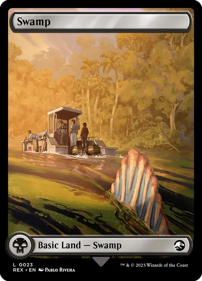 Swamp (023) Foil - Jurassic World Collection
