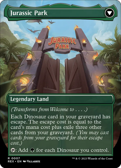 Welcome to . . . // Jurassic Park (007) Foil - Jurassic World Collection