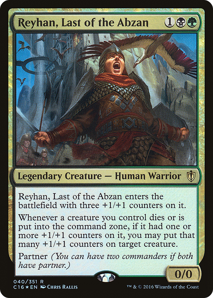 Reyhan, Last of the Abzan (040) Foil - Commander 2016