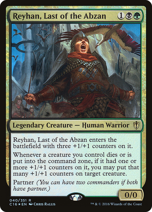 Reyhan, Last of the Abzan (040) Foil - Commander 2016