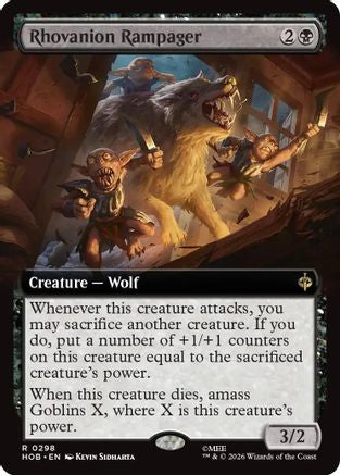 Rhovanion Rampager (Extended Art) (298) Foil - The Hobbit