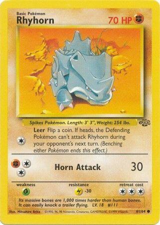 Rhyhorn (61) (Unlimited) - Jungle