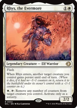 Rhys, the Evermore (Promo Pack) (032) Foil - Lorwyn Eclipsed