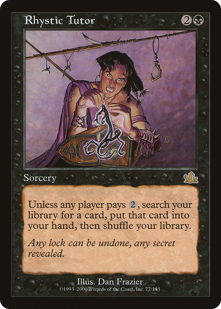 Rhystic Tutor (077) - Prophecy