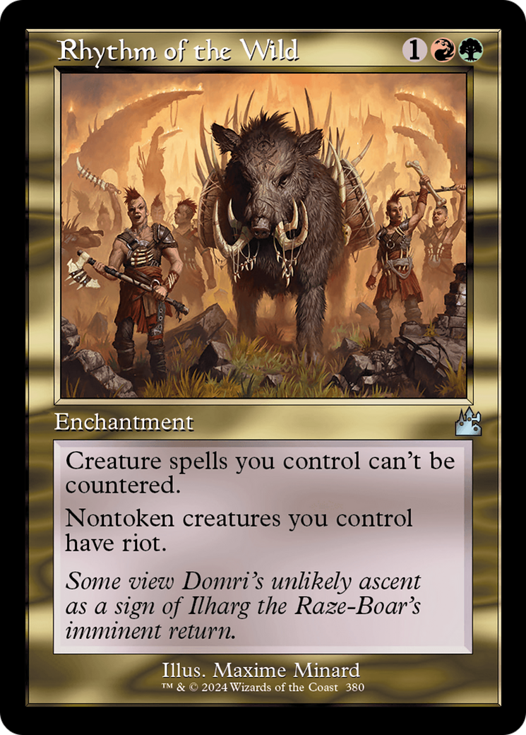 Rhythm of the Wild (Retro) (380) Foil - Ravnica Remastered