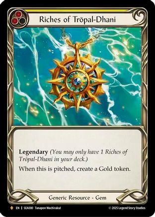 Riches of Tropal-Dhani (SEA000) Rainbow Foil - High Seas