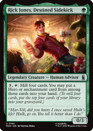 Rick Jones, Destined Sidekick (184) Foil - Marvel Super Heroes