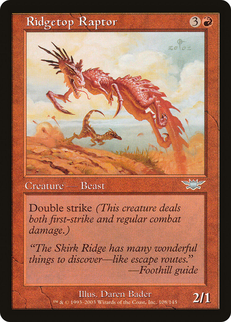Ridgetop Raptor (108) Foil - Legions