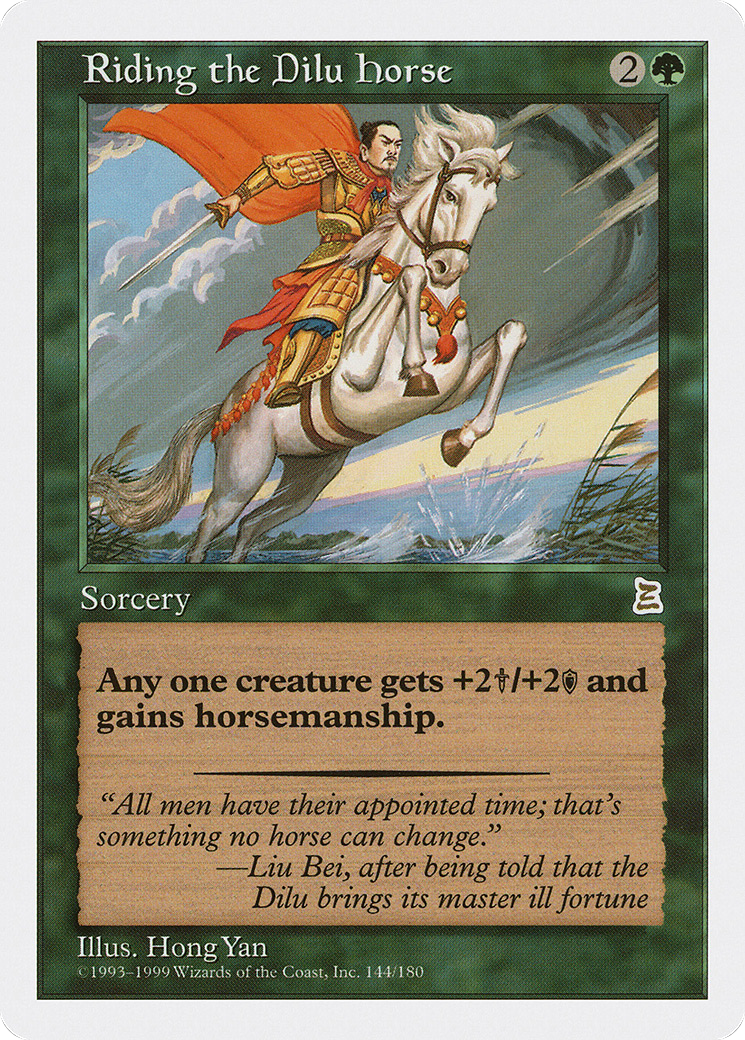 Riding the Dilu Horse (144) - Portal Three Kingdoms