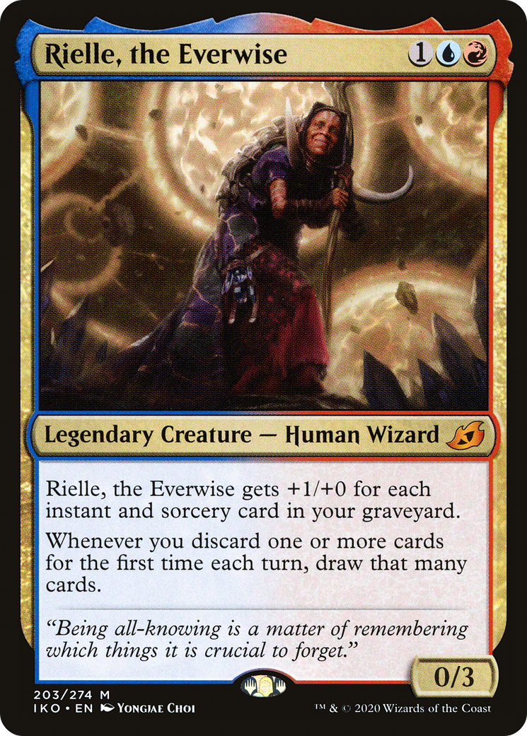 Rielle, the Everwise (203) - Ikoria: Lair of Behemoths Foil