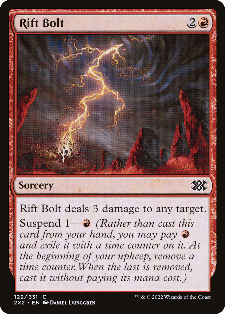Rift Bolt (122) Foil - Double Masters 2022