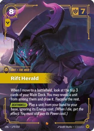 Rift Herald (179) Foil - Unleashed
