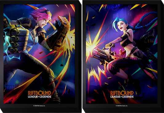 Riftbound: Vendetta Art Sleeves - Vi vs Jinx [100ct]