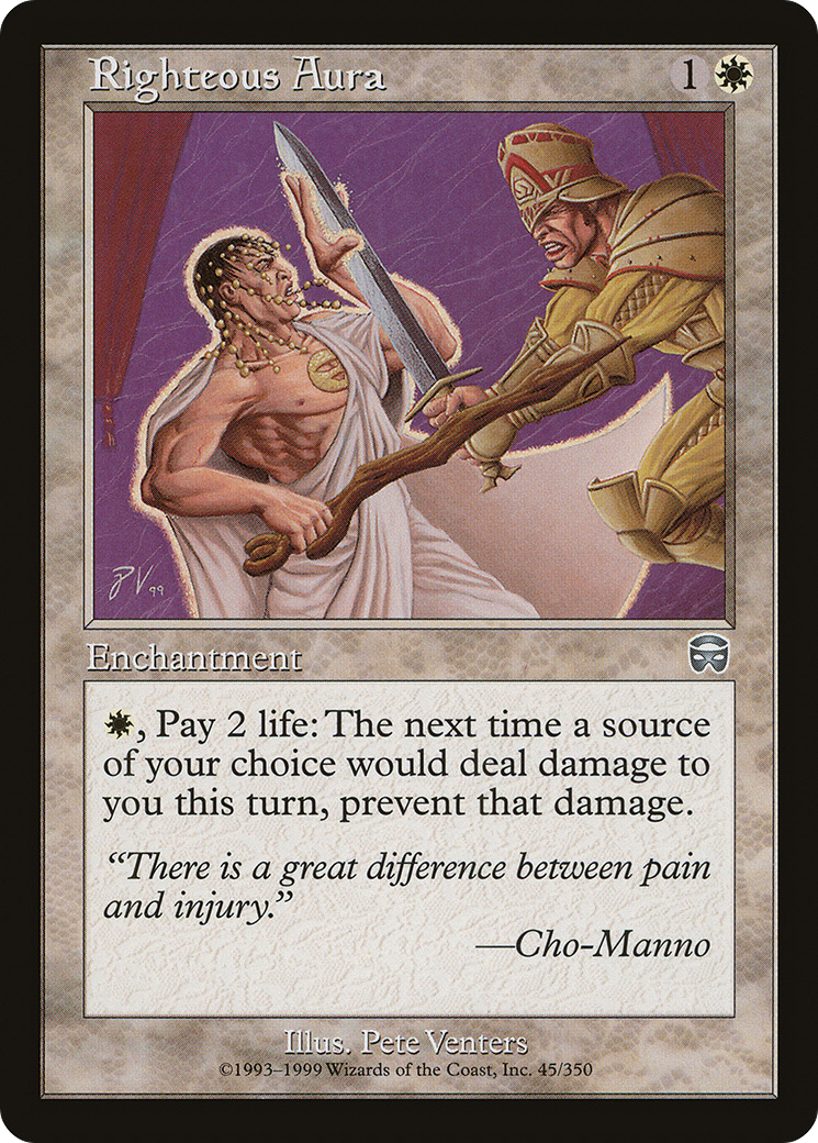 Righteous Aura (045) Foil - Mercadian Masques