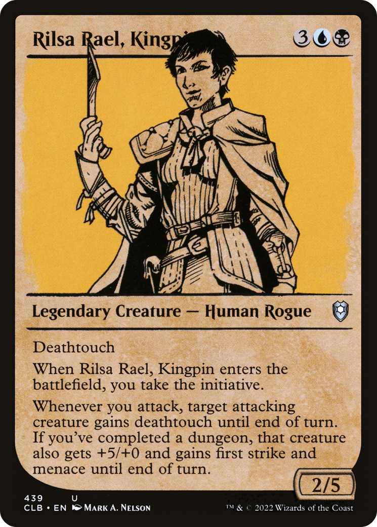 Rilsa Rael, Kingpin (Showcase) (439) - Commander Legends: Battle for Baldur's Gate Foil