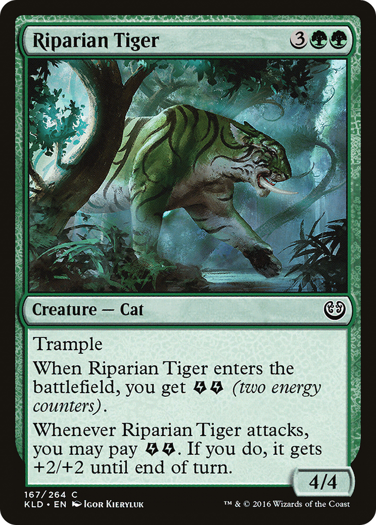 Riparian Tiger (167) - Kaladesh