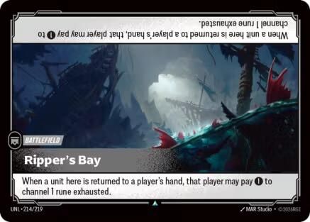 Ripper's Bay (214) Foil - Unleashed