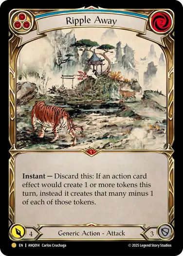 Ripple Away (ANQ014) Cold Foil - Compendium of Rathe: Antiquity Pack
