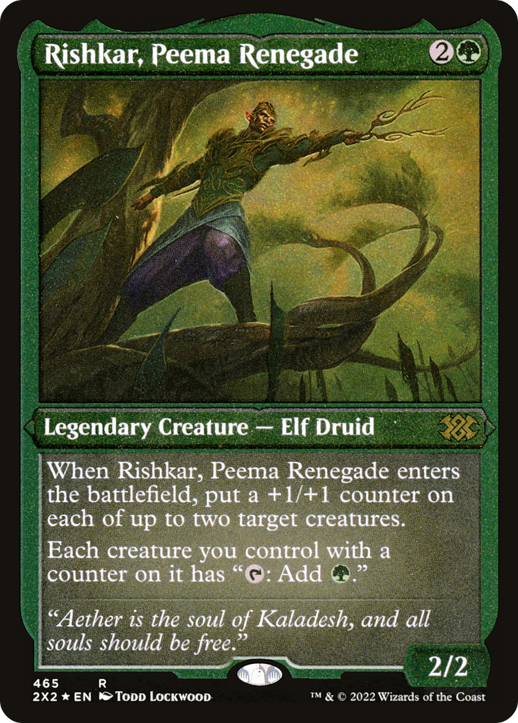Rishkar, Peema Renegade (465) Etched Foil - Double Masters 2022