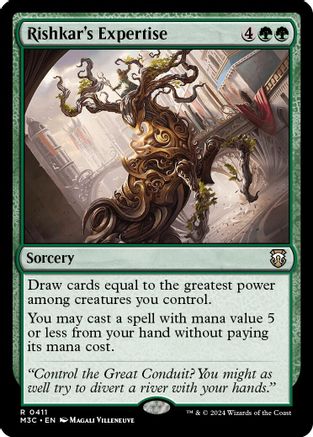 Rishkar's Expertise (411) Ripple Foil - Commander: Modern Horizons 3