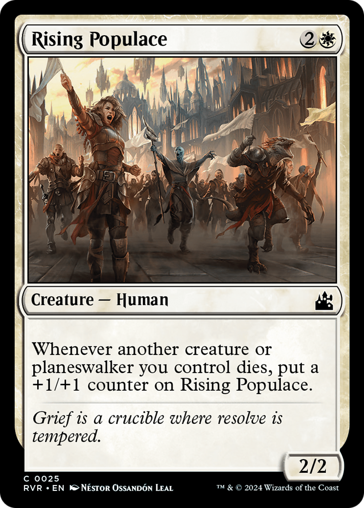 Rising Populace (025) Foil - Ravnica Remastered