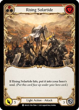 Rising Solartide (Red) (BOL025) - Blitz Deck: Monarch - Boltyn