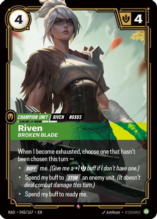 Riven, Broken Blade (043) Foil - Radiance